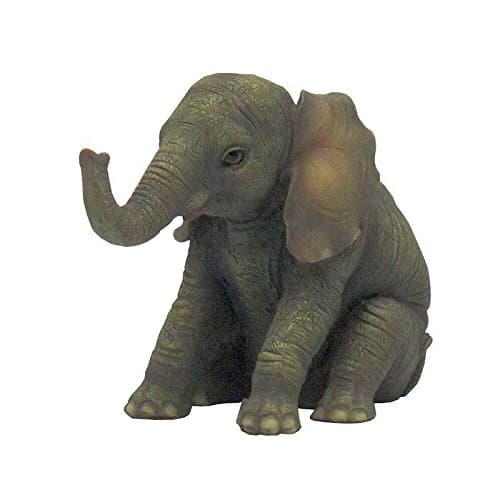 Unicorn StudiosWU70215FB Baby Elephant-Sitting And Facing Ahead