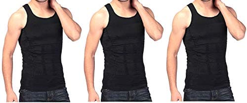 Bcurb Men's Compression Undershirt Shirt Vest Tank Top Body Shaper Workout Tank Tops Training Shirt Perfect for Running, Workout, Gym, Yoga, dailywear.