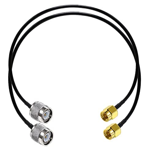 SMA Male to TNC Male Coax Cable RG58 20inch 2pcs