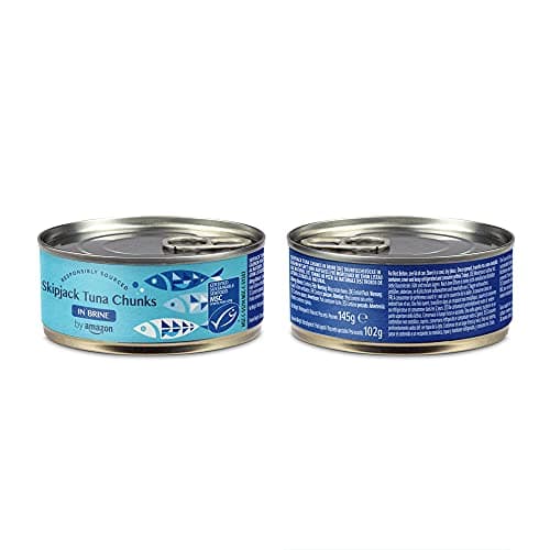 by Amazon Skipjack Tuna Chunks in Brine, 6 x 145g