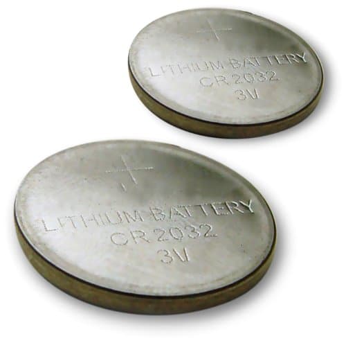 Good Times CR-2032 Lithium Button Style Battery for Watches and Small Electronics - 2 Pack