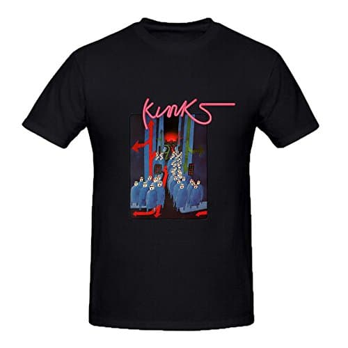 The Kinks The Great Lost Kinks Album Men's Short Sleeve Crew Neck T-Shirt Black