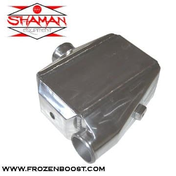 Water to Air Intercooler, 12.25"x12.25"x4.5", Bend I/O (Type 14)