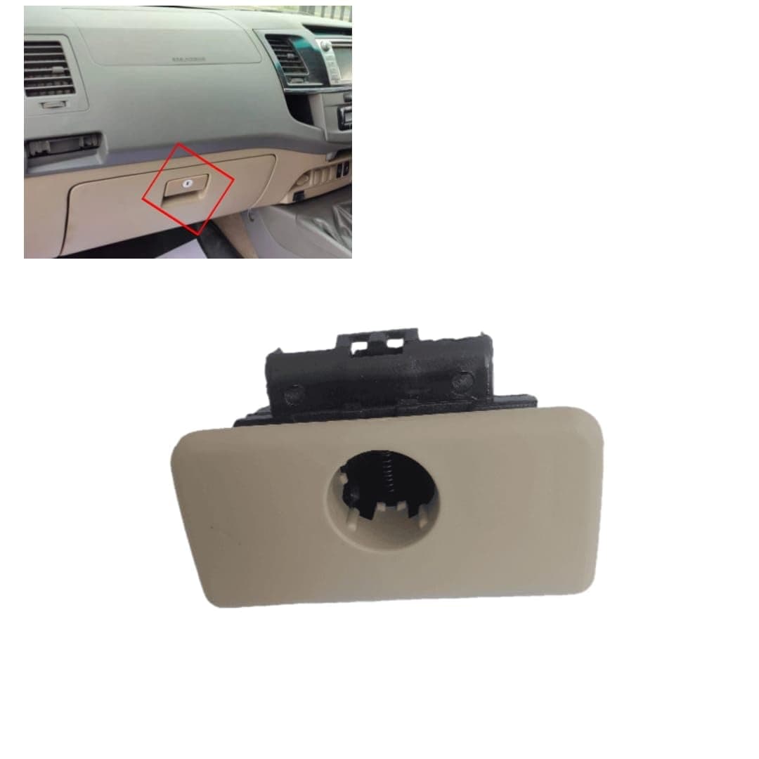 Car Accessories,for Replacement 4, Toyota Fortuner Beag Colour ABS Plastic Glove Box Latch Dash Board Lock [0723]