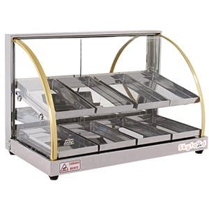 SKYFOOD FWDE2-25 25" FOOD WARMER DISPLAY CASE - DOUBLE SHELF - ECONOMY