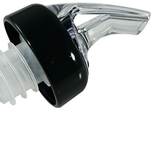 Measured Pourer - Liquor Bottle Pourers - Collared - (3pk) Made 100% In The USA. Bar Spouts That Don't Leak - No Cracks, Just A Perfect Cocktail Pour Everytime. Great for Wine Too! (.50oz)