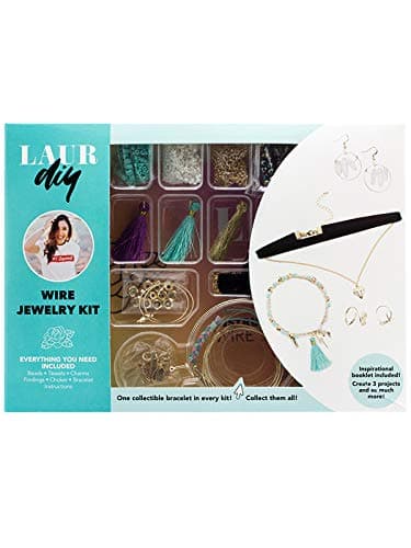 LaurDIY Wire Jewelry LARGE DIY KIT, Multicolor