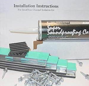 SSP InsulTrax Wall Isolation Channel Soundproofing Kit 32 Sq. Ft.