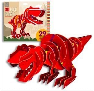 Your Kids Will Love This Tommy T Rex Dino 3-d Puzzle by Marketplace.Gifts