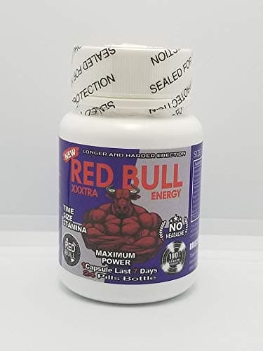 Red Bull 24ct Maximum Strength Extra Energy Best Pills for Man That Work Plus Love Potion Pen