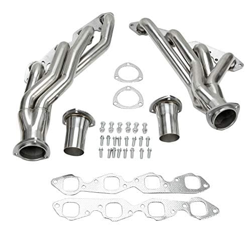JIUAUTOPARTS Stainless Steel Shorty Exhaust Headers for Chevy BBC 396 402 427 454 502 V8 Engines Chevrolet Camaro Chevelle Nova 1968-1974