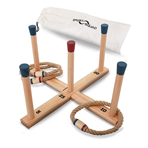 Sport Squad Family Fun Portable Ring Toss Game for Indoor/Outdoor Use