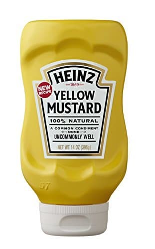 Heinz 100% Natural Yellow Mustard, 14 Ounce (Pack of 3) by Heinz