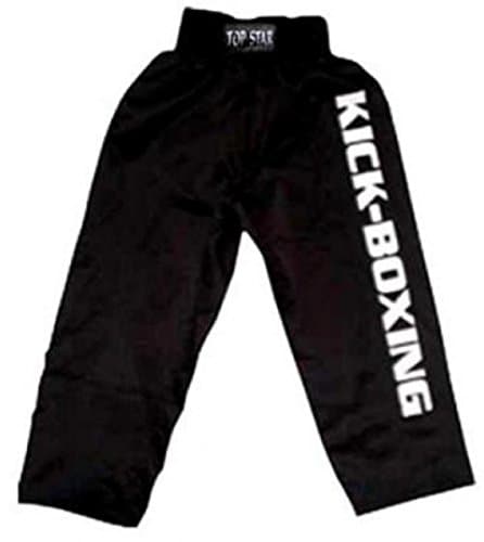 TS Kickboxing Trousers Long Polyester | Black | Kickbox Shorts, Boxing Shorts, Kickbox Trousers