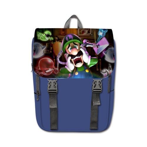 Super Mario Luigi's Mansion style Casual Shoulders Backpack