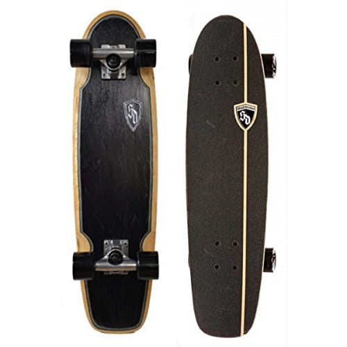 Skate Designs B-15 Rocker Cruiser Complete Skateboard