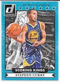 Stephen Curry 2014-15 Donruss Scoring Kings Golden State Warriors Insert Card #39