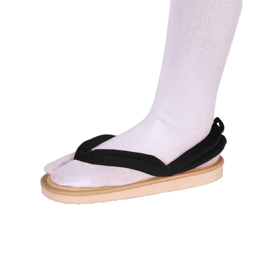 Anime Cosplay Clog Shoes Cosplay Sandal Prop Oshitari with Socks