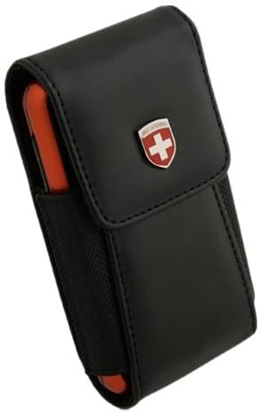 Swiss Leatherware Alpha Case for small and medium size phones only.