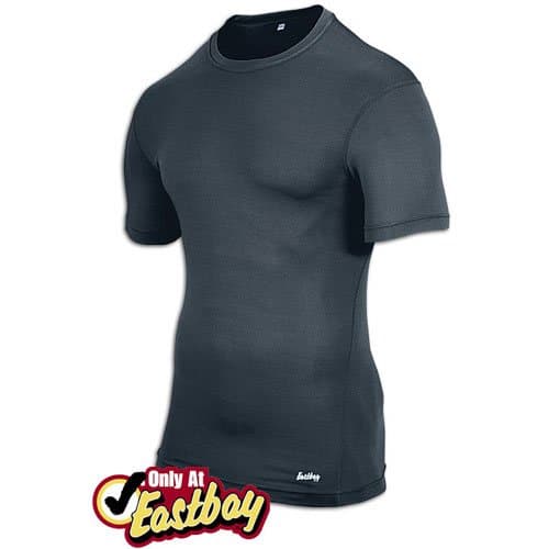 Eastbay EVAPOR Compression Crew - Men's ( sz. XL, Charcoal )