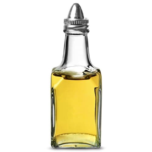 Square Vinegar & Oil Dispenser 5oz / 140ml | Vinegar Bottle, Oil Drizzler, Vinegar Drizzler, Oil Bottle, Oil & Vinegar Cruet