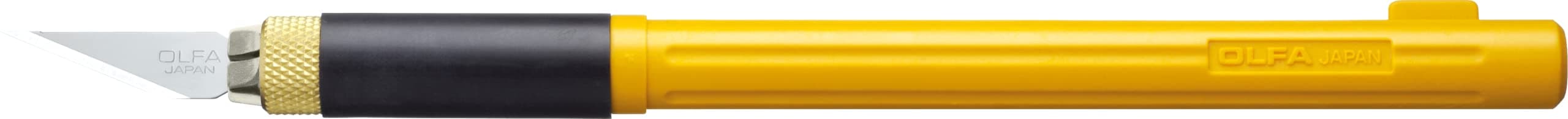 Graphic Art Knife Set (AK-4) - Precision Hobby Craft Knife Kit (1 Knife & 4 Blades) w/Cushioned Grip, Replacement Blades: OLFA KB, KB4-F/5, KB4-NS/3, KB4-R/5, KB4-S/5, KB4-WS/3 Art Blades