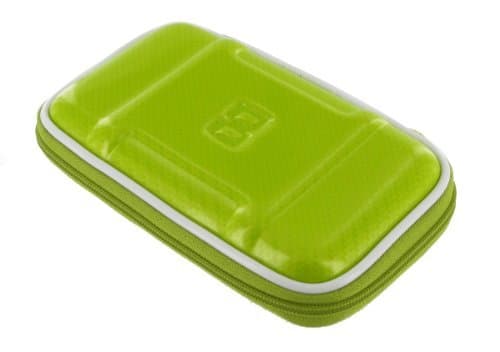 EVA Hard Shell (Candy Green) Carrying Case for Toshiba Canvio Plus 500GB USB 2.0 Portable External Hard Drive E05A050CAU2XK - Raven Black