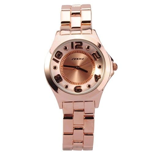 2014 New Arrival Sinobi Rose Golden Japan Move Luxury Men's Wrist Watch