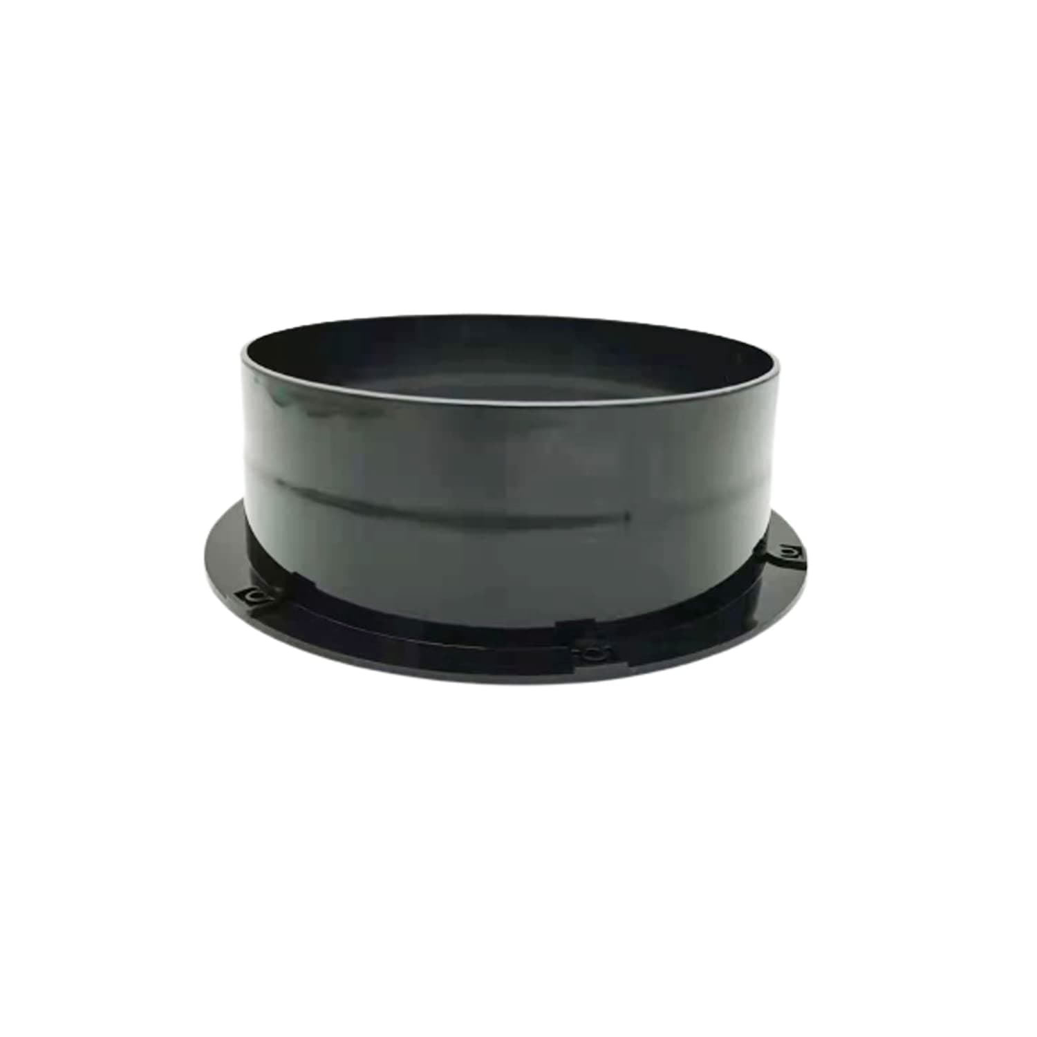 Delisheng Vent System 8 Inch (7.56 inch) Air Vent Duct Connector Flange, Quality Plastic Straight Pipe Flange of ABS for Heating Cooling Ventilation System