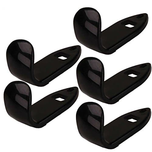 Focalwanna 5pcs Saxophone Thumb Rest Plastic Black
