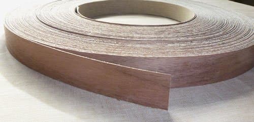 Pre Glued Iron on Walnut Wood Veneer Edging Tape, 22mm x 5metres *Free Postage, Fast Dispatch*