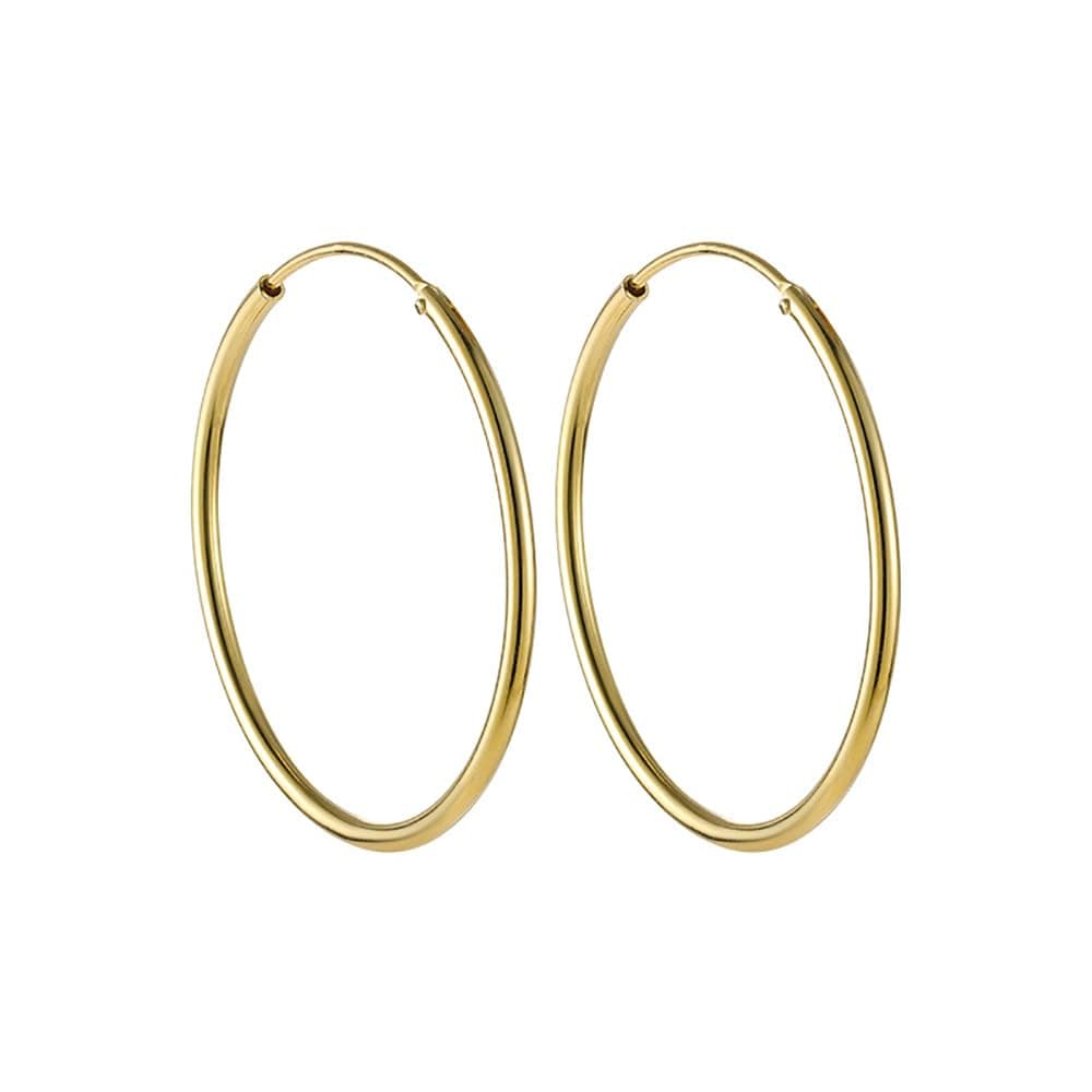Chic 925 Sterling Silver Big Hoop Earrings Minimalist Round Circle Endless Large Huggie Hoops Statement Earrings 50/60/70/90mm Hypoallergenic Fashion Jewelry Gifts for Women Girls