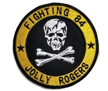 VF-84 Jolly Rogers Fighter Squadron Embroidery Patch Military Tactical Clothing Accessory Backpack Armband Sticker Gift Patch Decorative Patch Embroidered Patch
