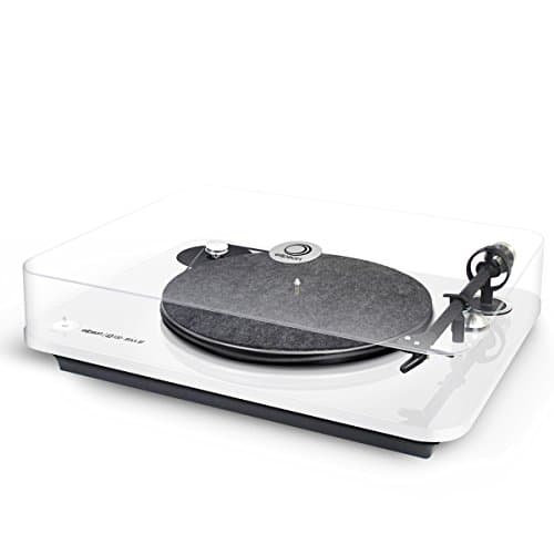 elipson Omega 100 RIAA 3-Speed Turntable with Built-in Preamp, Bluetooth, and USB (White)