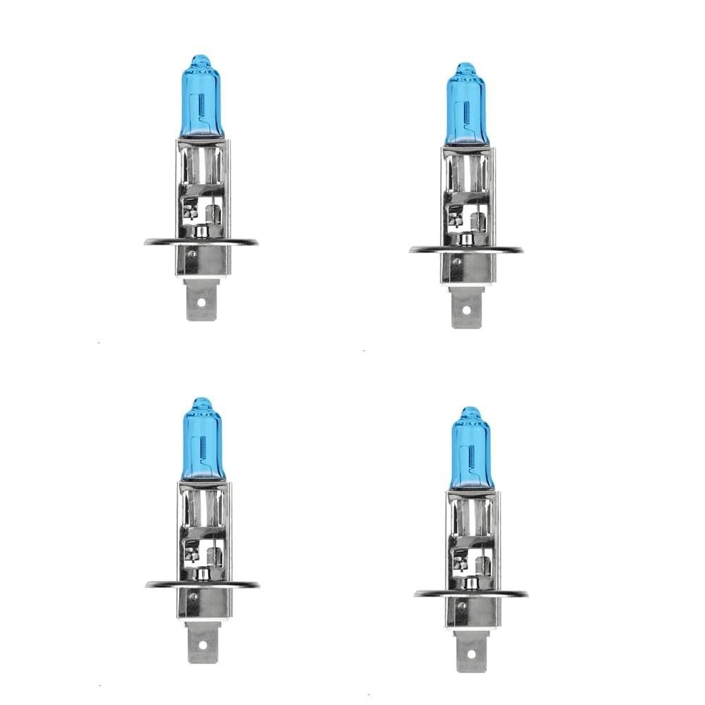 SWP Halogen Headlight Bulbs, 5000K 55W Bright White Fog/Driving Light Bulb (H1 4PACK)