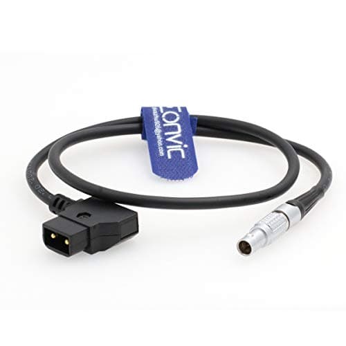 Eonvic 4 Pin to D-tap ARRI LBUS FIZ Power Cable