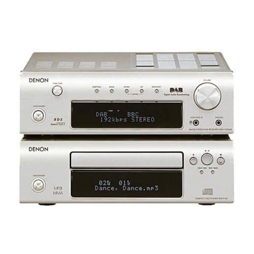 Denon D-F 102 (DRA-F102/DCD-F102/SC-F102) Silver Home Audio System