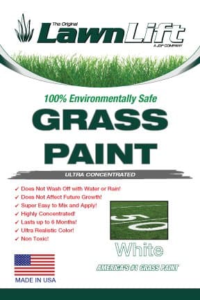 Lawnlift Ultra Concentrated (White) Grass Paint 8oz. = 2.5 Quarts of Product.
