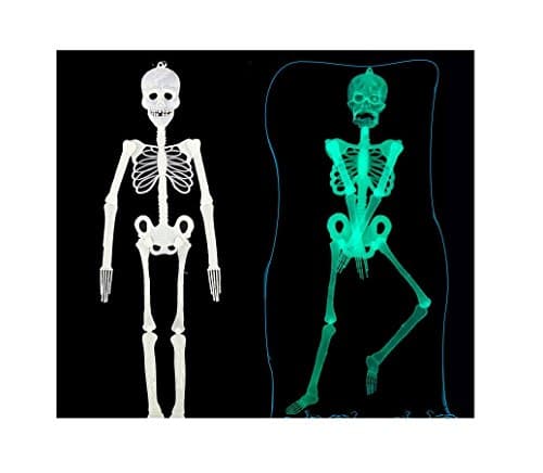 New Scary DIY Luminous Human Skeleton Hanging Decor Halloween Party Skull Decors