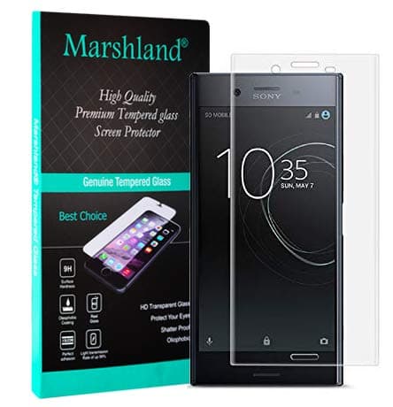 MARSHLAND 3D Screen Protector Anti Scratch Bubble Free Edge to Edge Tempered Glass Compatible for Sony Xperia XZ (Transparent)