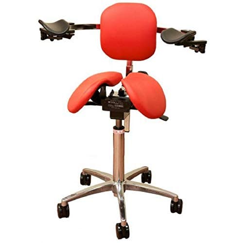 Salli ErgoRest Multiadjuster Split Saddle Stool Medical Dental Office and Sonographer 10 Yrs Warranty Finland Made