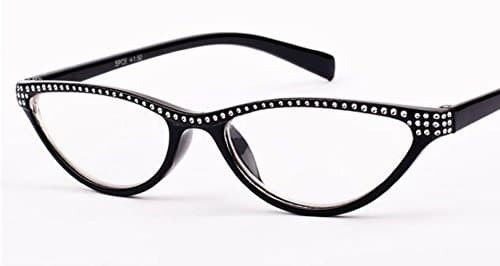 The Farrah Womens Cat Eye Reading Glasses +1.50 Black