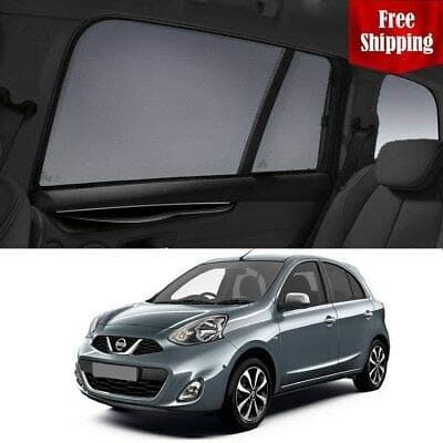 Magnetic Car Window Shades for Magnetic Shade鈩?Fits Nissan Micra K13 2010-2016 Window Sun Blind Sun Shades