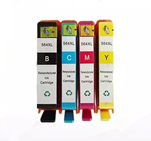 JCPINKTONER(TM) Compatible Ink Cartridge Replacement FOR New Generation HP 564XL 4 Pack Compatible With Photosmart 5510 5511 5512 5514 5515 5520 5522 5524 5525 6510 6512 6515 620 6525 7510 7515 7520 7525 B8500 B8550 B8553 B8558 C5300 C5324 C5370 C5373 C5380 C5383 C5388 C5390 C5393 C6300 C6324 C6340 C6350 C6375 C6380 C6383 C6388 D5400 D5445 D5460 D5463 D5468 D7500 D7560 C309 C310 C410 C510 B209 B210 Series Officejet 4620 4622 Deskjet 3070a 3520 3521 3522 3526 Printer
