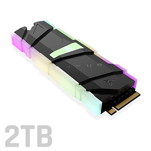 Asura Genesis Xtreme High Performance 2TB Gaming RGB PCIe Gen 3.0 x4 3D TLC NVMe M.2 Internal SSD Storage (Desktop PC/Gaming PC) - Modular Heatsinks – 7 Years Warranty