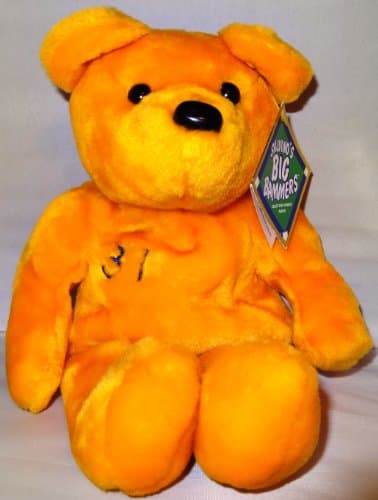 Salvino Bammers Baseball Player Mike Piazza #31 Large Teddy Bear Plush Bean Bag