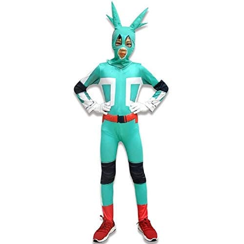 Boku No Hero My Hero Academia Midoriya Deku Bodysuit Headear for Boys Girls