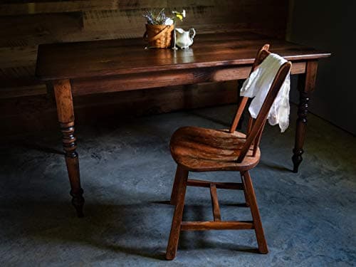 Handmade Rustic Wooden Farmhouse Table by Sugar Mtn Woodworks