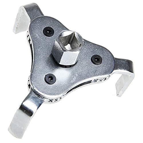 Universal 3-Jaw Adjustable Oil Filter Wrench – 63-100mm Car Spanner Removal Tool | Single-Sided Two-Way Auto Repair Wrench