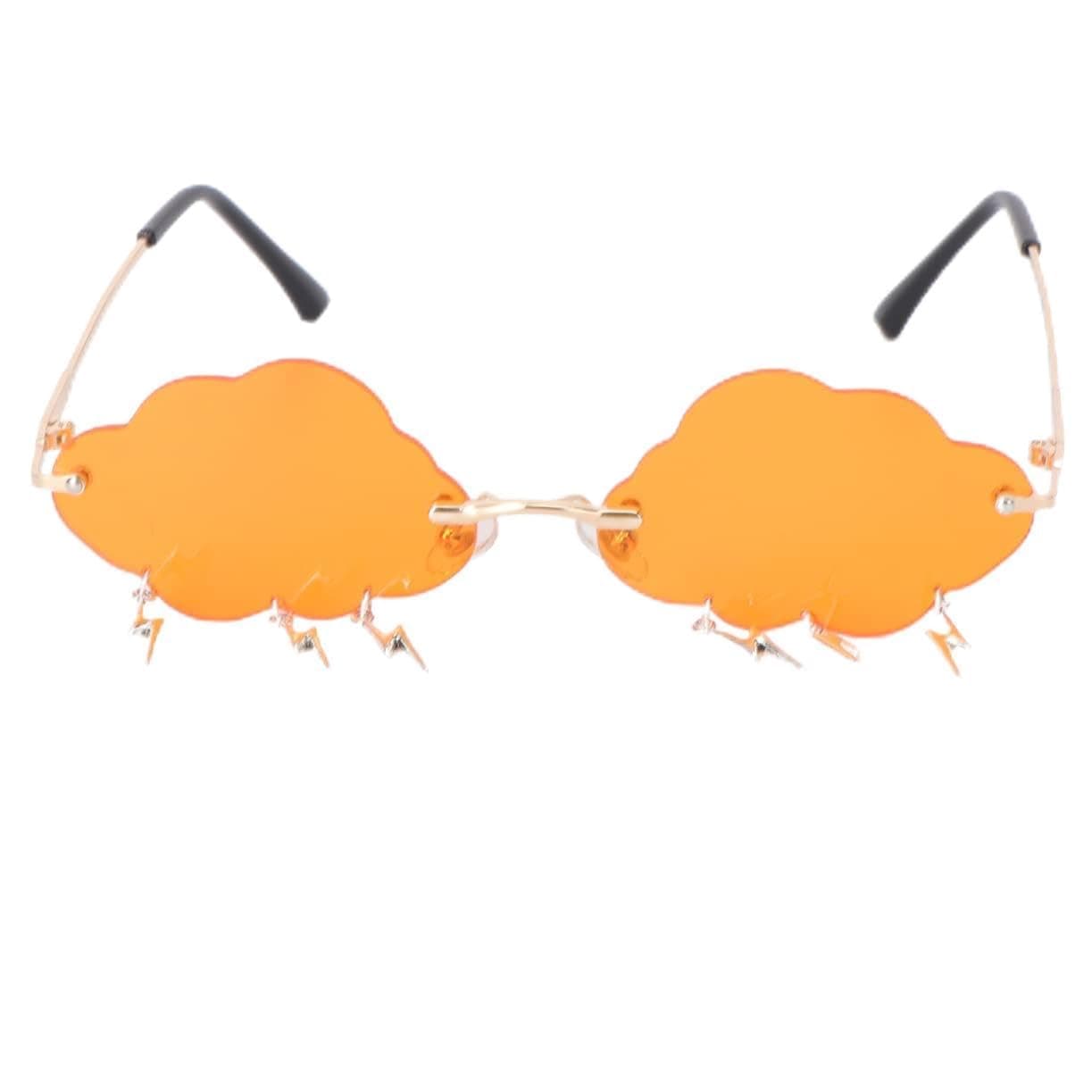 ANDRESLAD 1 Pair Cloud Sunglasses Cloud Shaped Shades Funny Glasses Unique Glasses Stylish Glasses Party Cloud Glasses Cloud Tear Sunglasses Lovely Glasses Attractive Glasses Specila Glasses